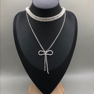Formal evening bridal necklaces choker Natasha Loft FREE bracelet curated bundle